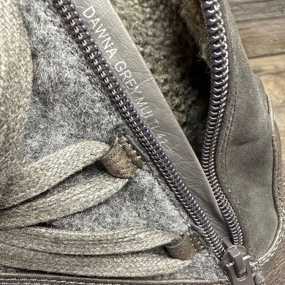 Patrizia By Spring Step Boots Womens Sz 10.5 Nainsi Zip Buckle Biker Boot Brown - Picture 6 of 8